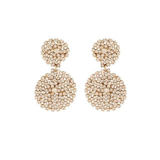 Onde Lucky Strass Earrings Small Size Gold