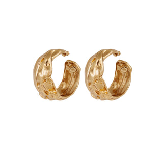 Compression hoop earrings