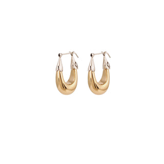Ecume earrings small size bicolor