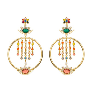 Multicolor Dynasty Earrings