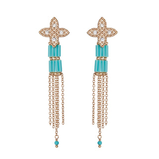 Alabaster Turquoise Earrings