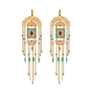 Clay Turquoise Earrings