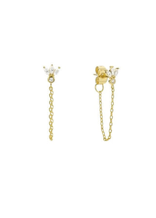 Earrings  Magnolia Chain