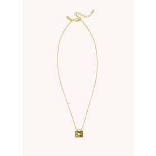NECKLACE - GREEN WATERMELON EL PASO Or