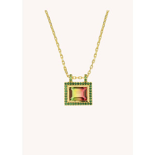 NECKLACE - GREEN WATERMELON EL PASO Or