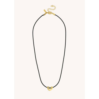 NECKLACE - BLACK CORAZON Or