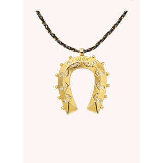 NECKLACE - GOLD HORSESHOE Or