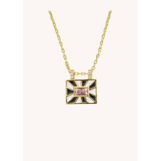 Necklace - Black & White El Paso Or