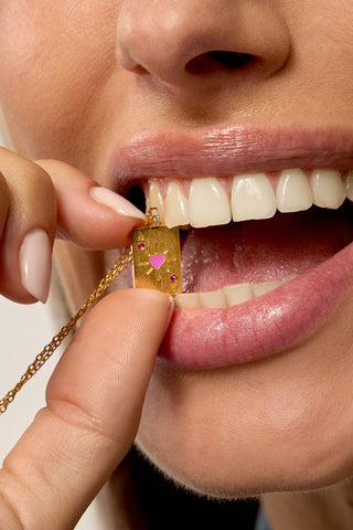 Necklace - Ace Of Heart Or