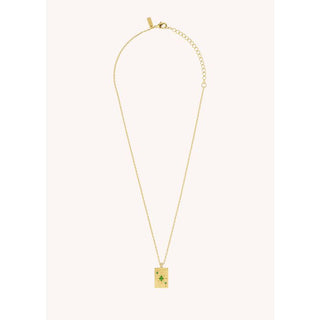 Necklace - Ace Of Clubs Or