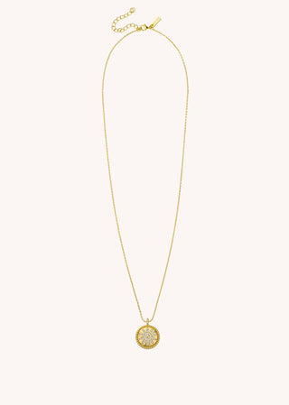 Necklace - Gold Flower Or