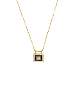 Necklace - Black Blue El Paso by Mya Bay jewelry available at Fashionbox Lebanon and UAE