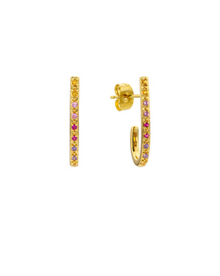 Earrings - Rainbow Long Delhi