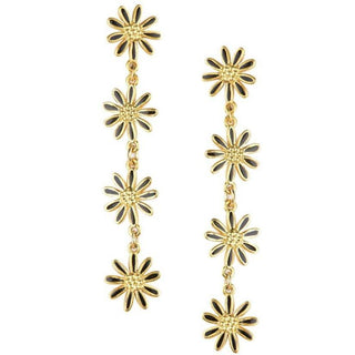 Flowery Drop Earrings