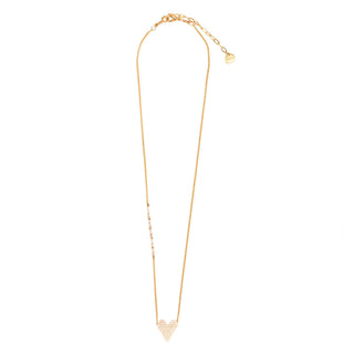 Heartsy Necklace White