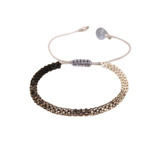 Hoopys Bracelet Black & Silver