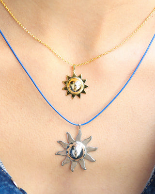 Gold Sun Sharp Pendant