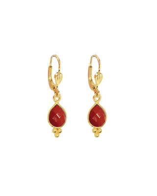 Thalia Earrings Red