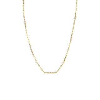 White Agate Sparkle Necklace