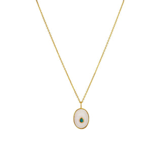 Mother Of Pearl Tribal Necklace