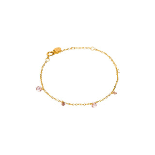 5 Water Drops Bracelet Pink