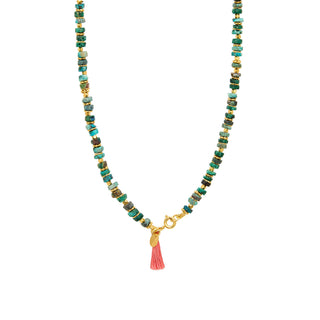 Chrysocolla Stone Mala Necklace
