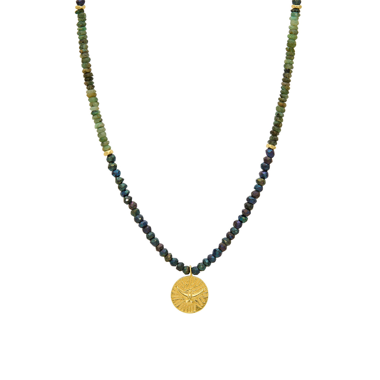 ARTIC GREEN PYRITE NECKLACE