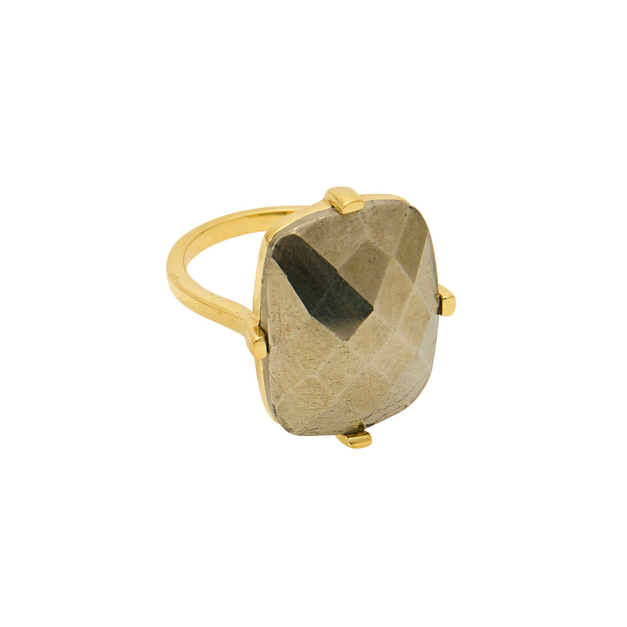PYRITE RECTANGLE RING