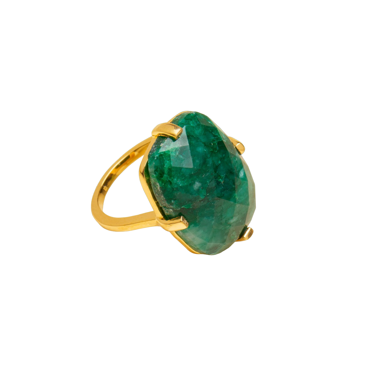EMERALD RECTANGLE RING