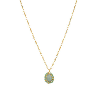AQUA BLOSSOM NECKLACE