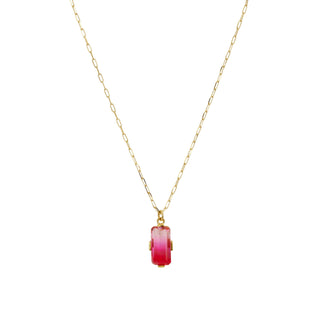 FUCHSIA RAINBOW NECKLACE