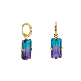 RAIN EARRINGS BLEU VIOLET