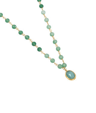 Long Green India Alwar Necklace