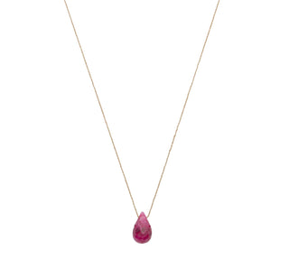 Ruby  Drop Necklace