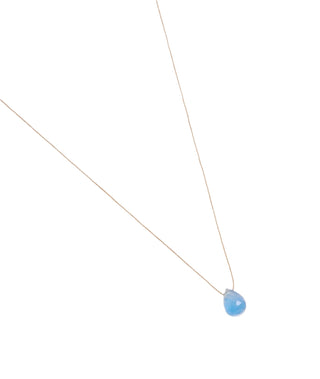 Azure Blue Drop Necklace