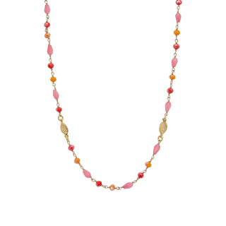 Orange Farandole Necklace