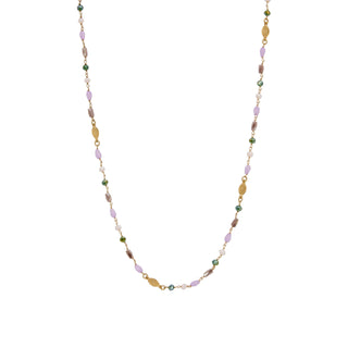Lilac Green Farandole Necklace