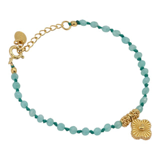 Jaya Charm Bracelet Amazonite by Une A Une jewelry | Fashionbox Lebanon UAE