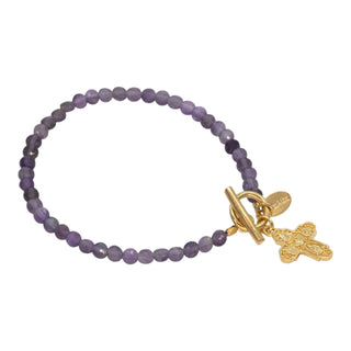 Polna Amethyst Bracelet by Une A Une jewelry | Fashionbox Lebanon UAE