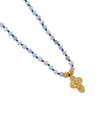 Long Jaya Cross Necklace