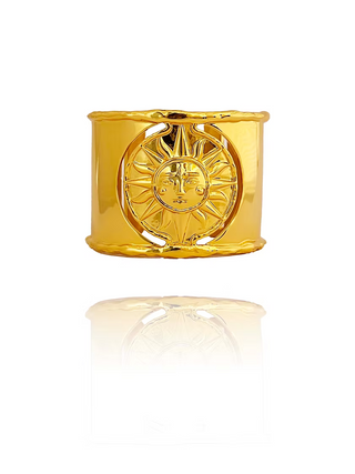 Soleil Cuff And Chapanoir-Orange Ribbon