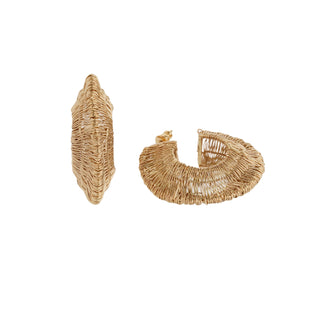 Crocus Filea Gold Hoop Earrings