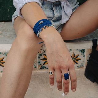 Rectangle Lapis Lazuli Ring