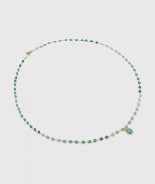 Long Green India Alwar Necklace