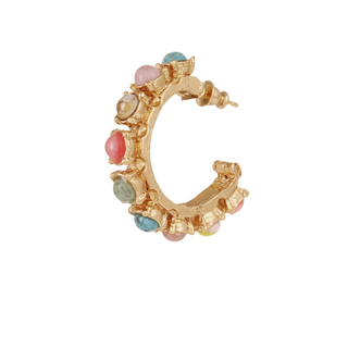 Parelie hoop earrings gold