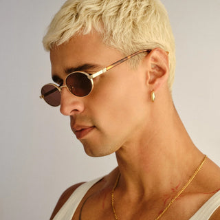 Icicle | Bright Gold Smokey Brown Mono