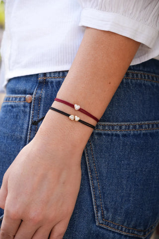 Heart Shine Bracelet Red