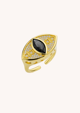 Ring Black Ojo