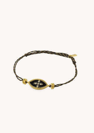 Bracelet Black Chennai Iris Or