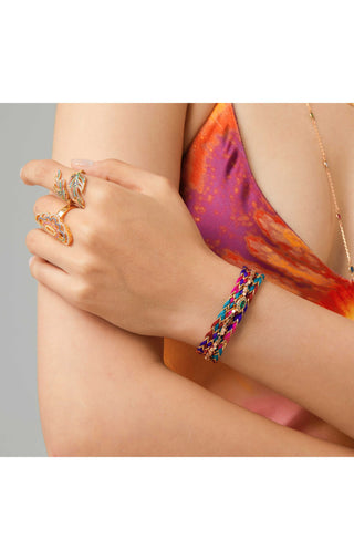 Purple Pavana Bracelet